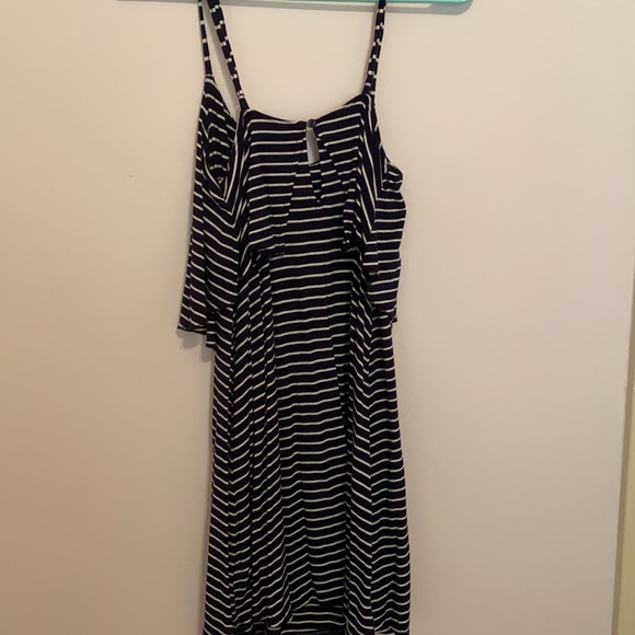 Navy White Striped Dress American Eagle - Picture 3 of 5